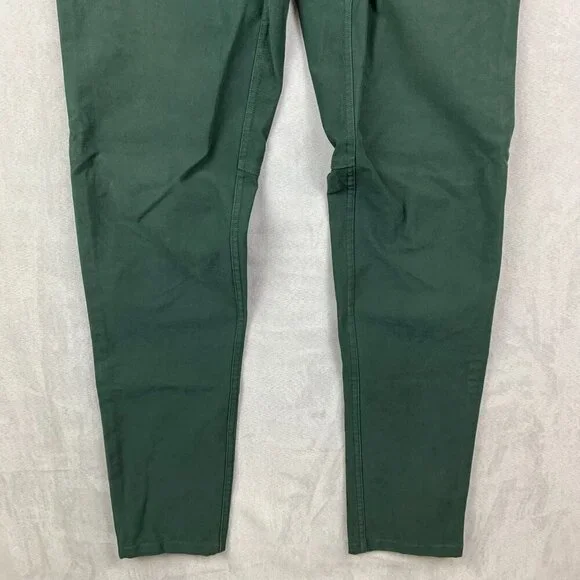 Lululemon Men Pants 32 Green Jeans ABC Skinny-Fit Utilitech Tapered 32x34 M5AD0S - Picture 3 of 10